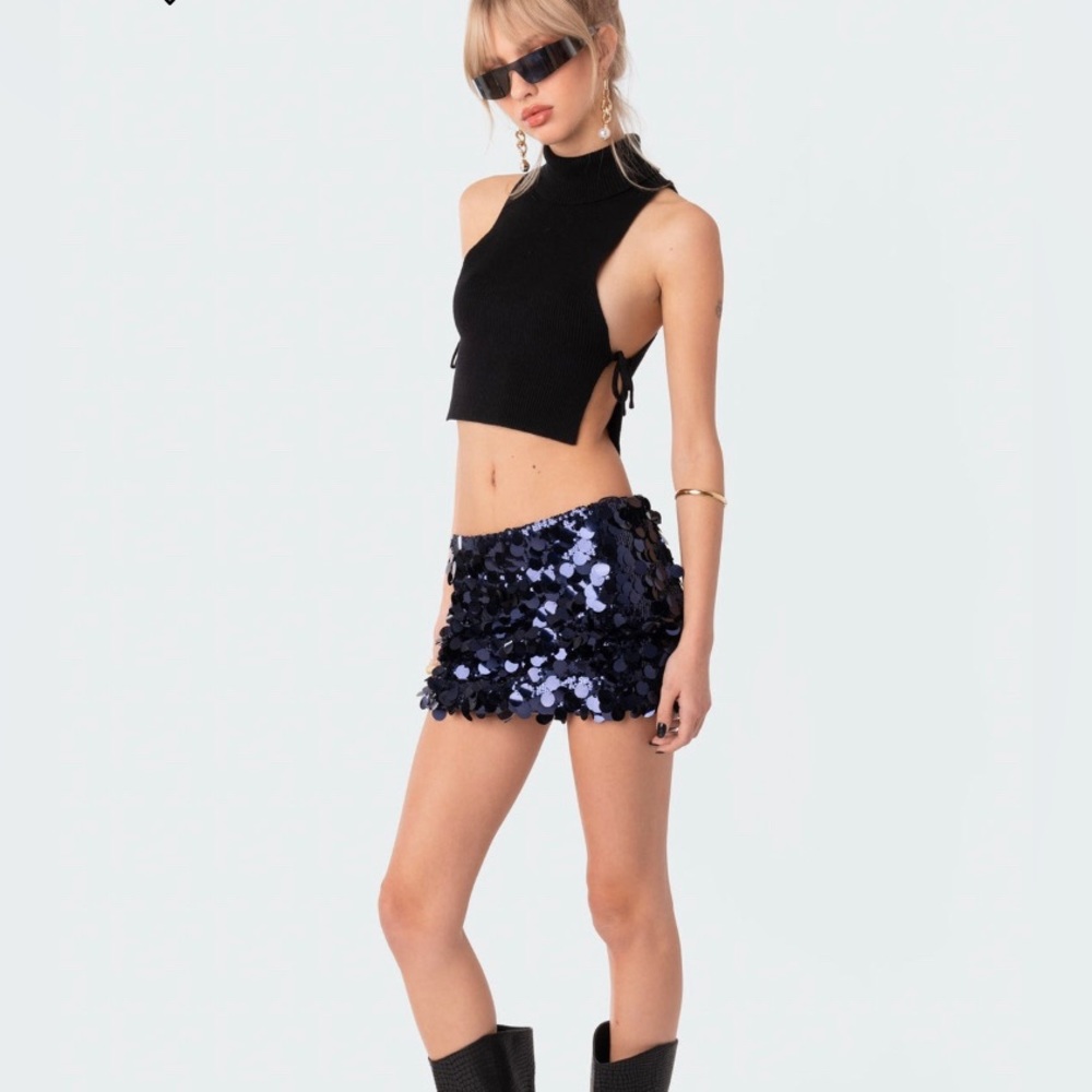 Edikted Sequin Skirt - Picture 5 of 5